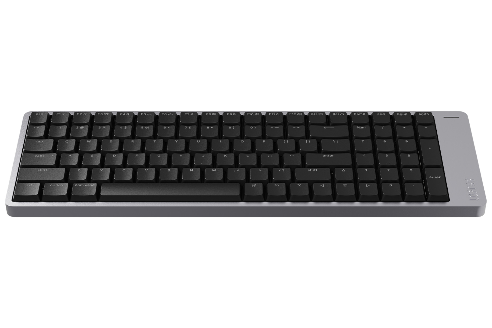Lofree Space Gray Flow 2 100 Keyboard · Milktooth
